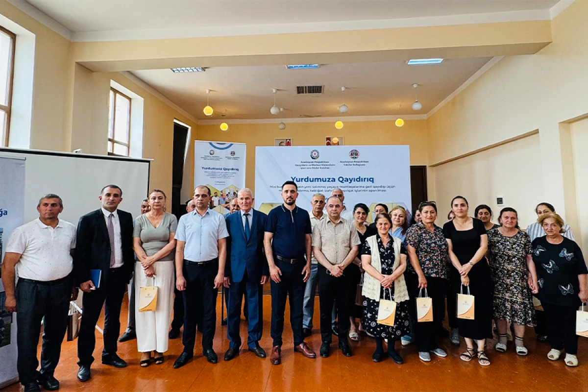 Mingəçevirdə keçmiş məcburi köçkünlər üçün hüquqi maarifləndirmə tədbiri keçirildi