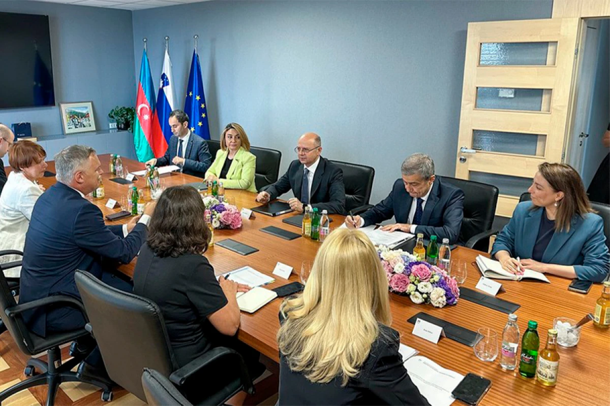 Azərbaycanla Sloveniya "yaşıl enerji" əməkdaşlığını müzakirə etdi