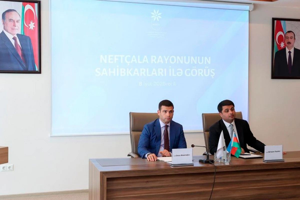 KOBİA-nın təşkilatçılığı ilə Neftçala sahibkarları ilə görüş keçirildi