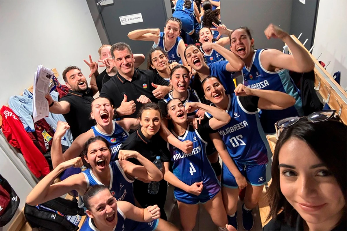 Qızlardan ibarət basketbol milli komandası İslandiyaya qalib gəldi