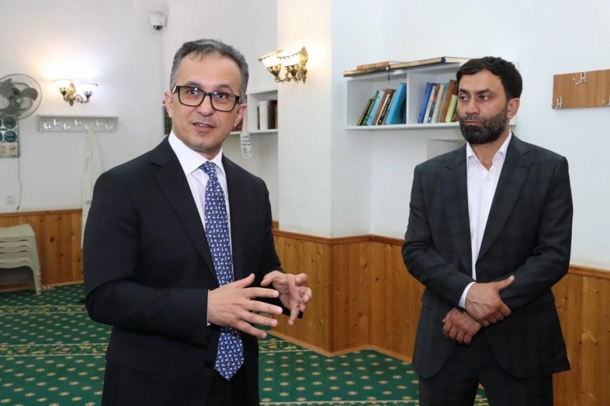 Ramin Məmmədov Qala qəsəbəsindəki iki məscidi ziyarət etdi — 6