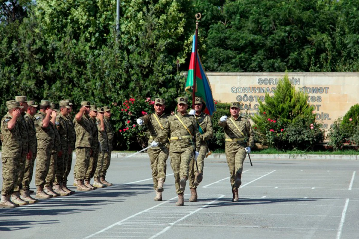 Hərbi xidməti başa vuran sərhədçi əsgərlər ehtiyata buraxıldı