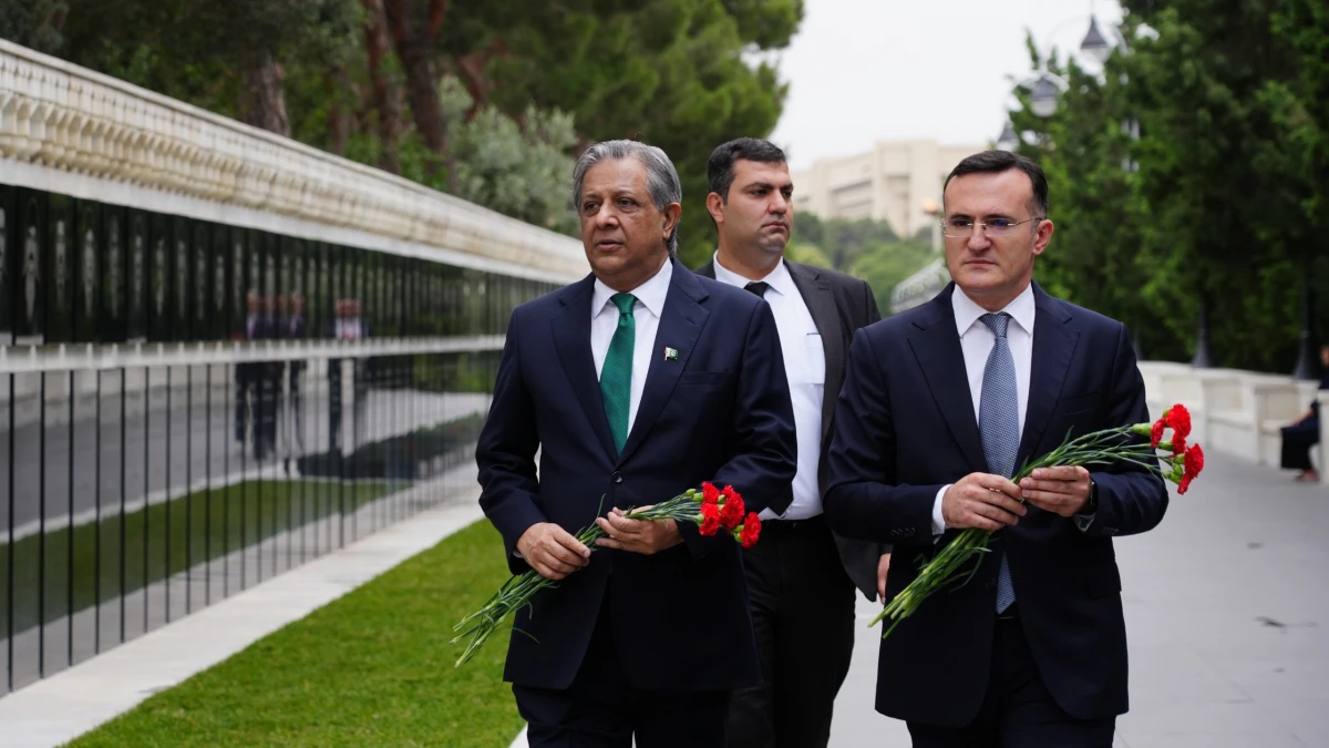 Ədliyyə naziri pakistanlı həmkarı ilə görüşdü — 3