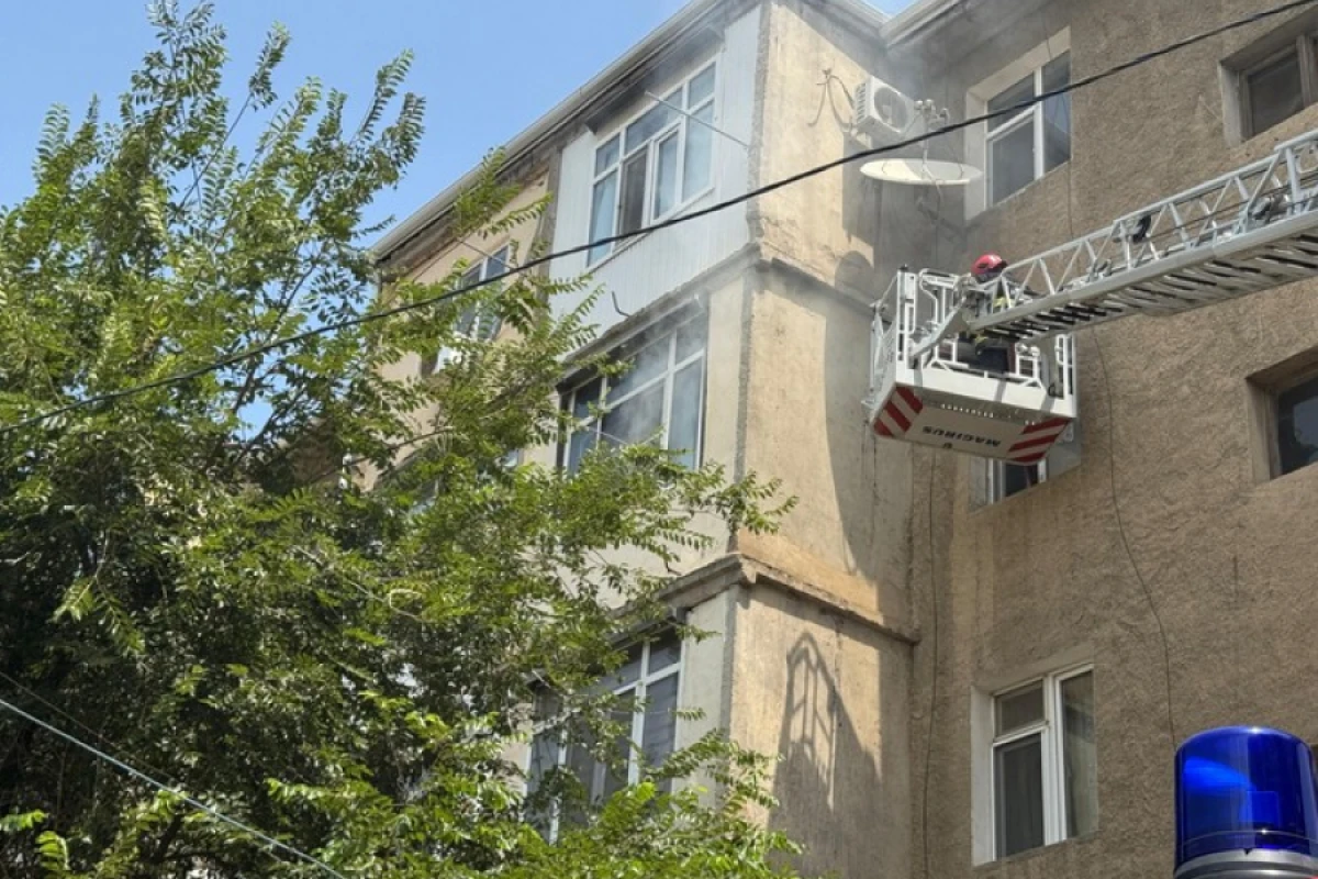 Sumqayıtda mənzildə yanğın baş verdi