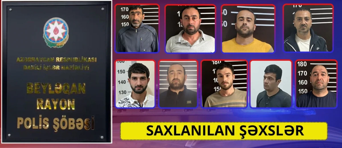 Beyləqanda narkotiklərin qanunsuz dövriyyəsində şübhəli bilinən 9 nəfər saxlanıldı — 1