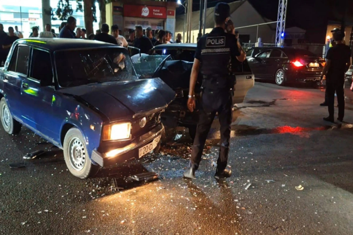 Ağstafada iki avtomobil toqquşdu- Xəsarət alanlar var