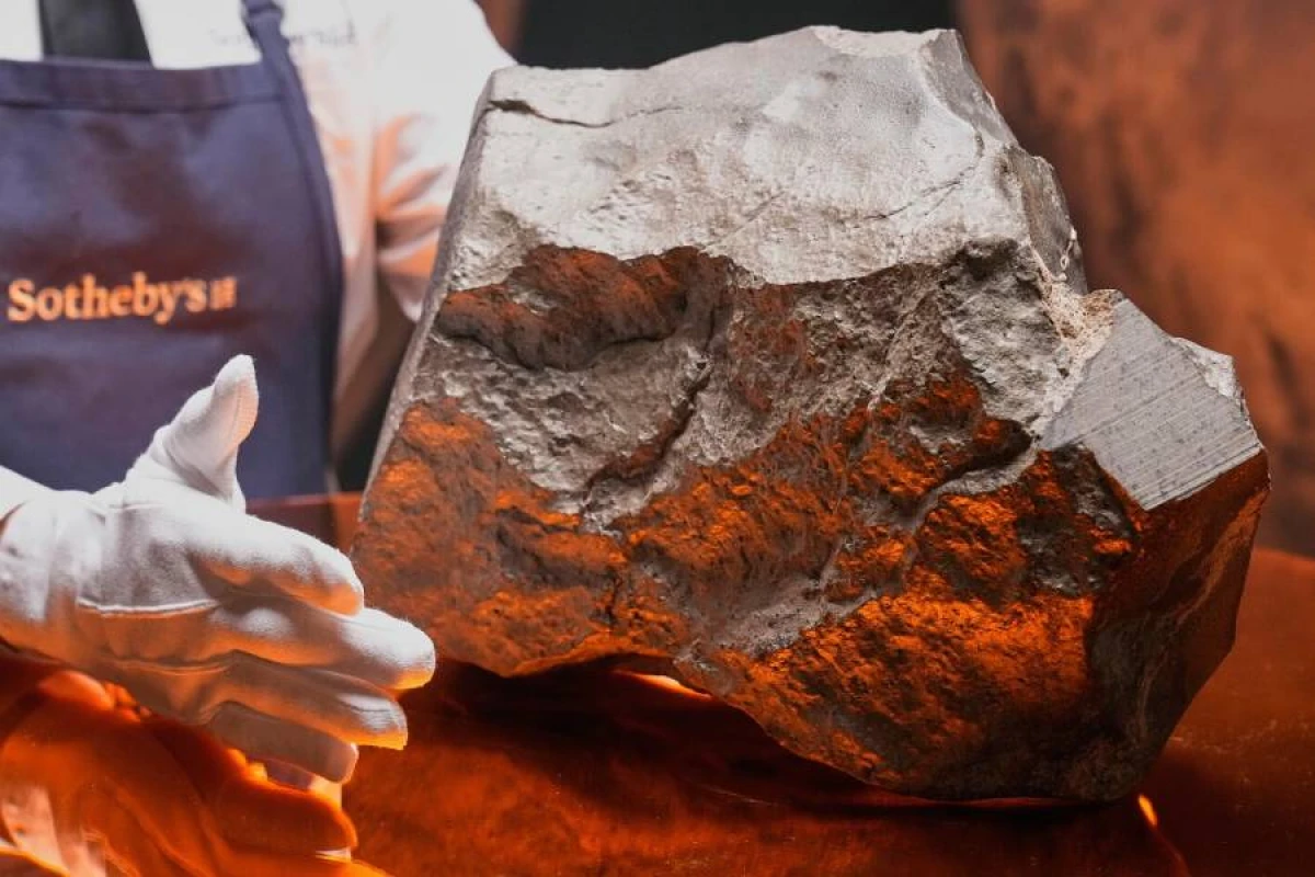 Yer üzündə tapılmış ən böyük Mars daşı hərraca çıxarıldı