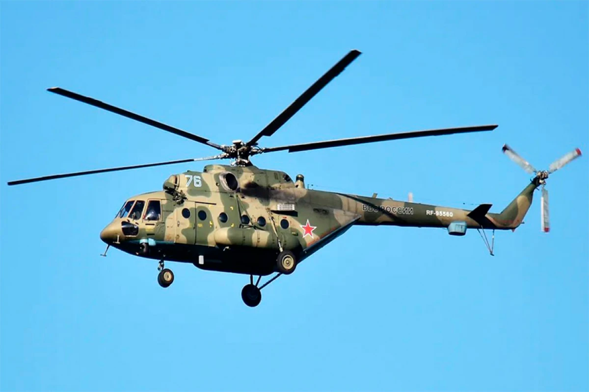 Rusiyada Mi-8 helikopteri radardan itdi