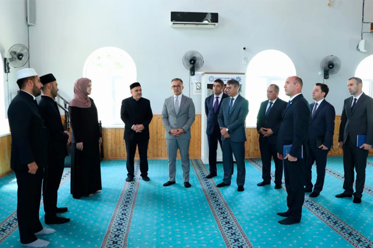Ramin Məmmədov Ağsuda məscidlərin fəaliyyəti ilə tanış oldu
