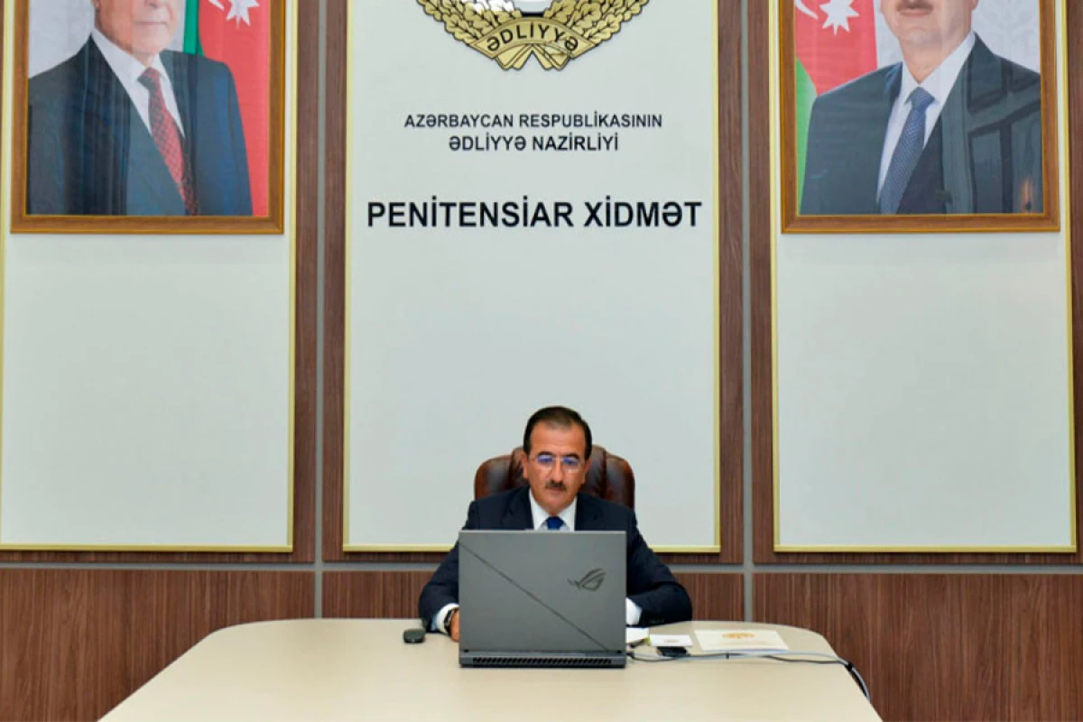 Penitensiar xidmətin rəisi bölgələrdə yaşayanlar üçün videoqəbullar keçirdi