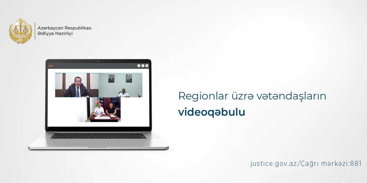 Penitensiar xidmətin rəisi bölgələrdə yaşayanlar üçün videoqəbullar keçirdi — 1