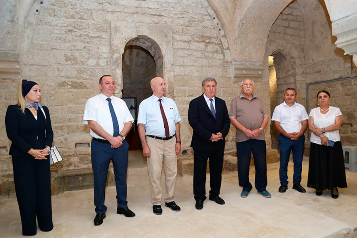 Zərgərpalan hamamının açılışı oldu