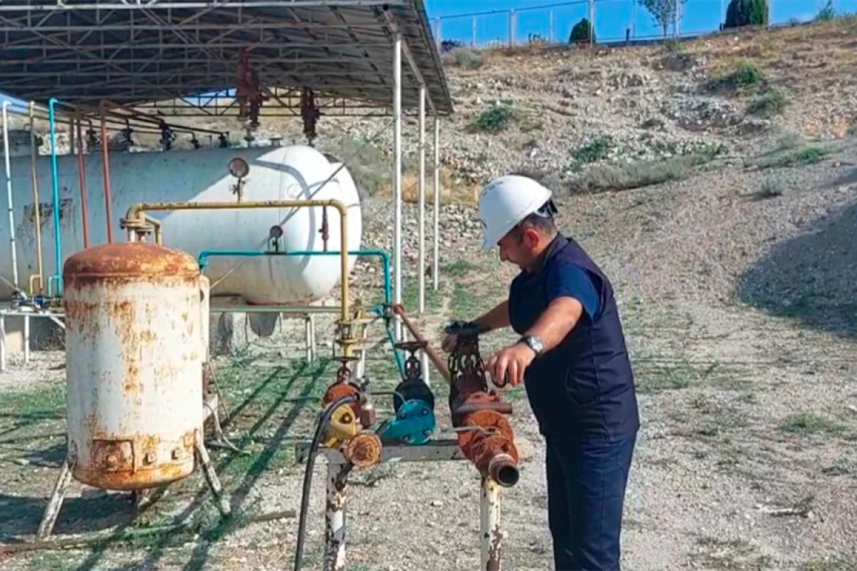 Şəmkirdə maye qazdoldurma məntəqəsinin istismarını dayandırıldı