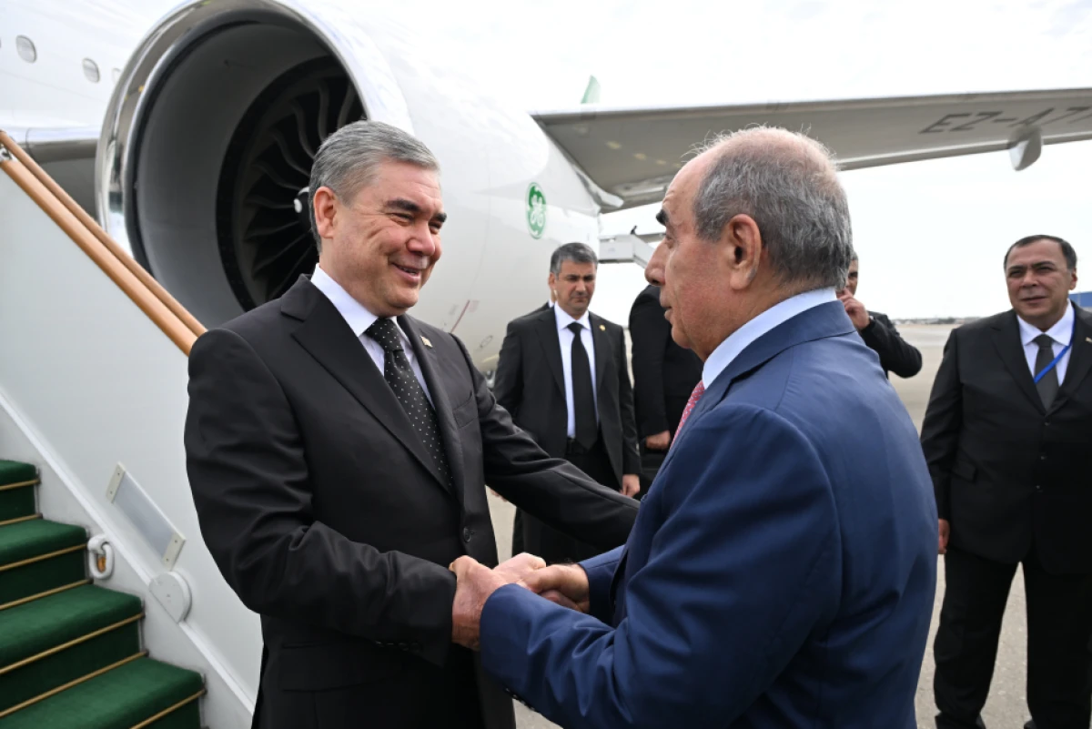Türkmənistan Xalq Məsləhətinin sədri Azərbaycana səfərə gəldi — 1