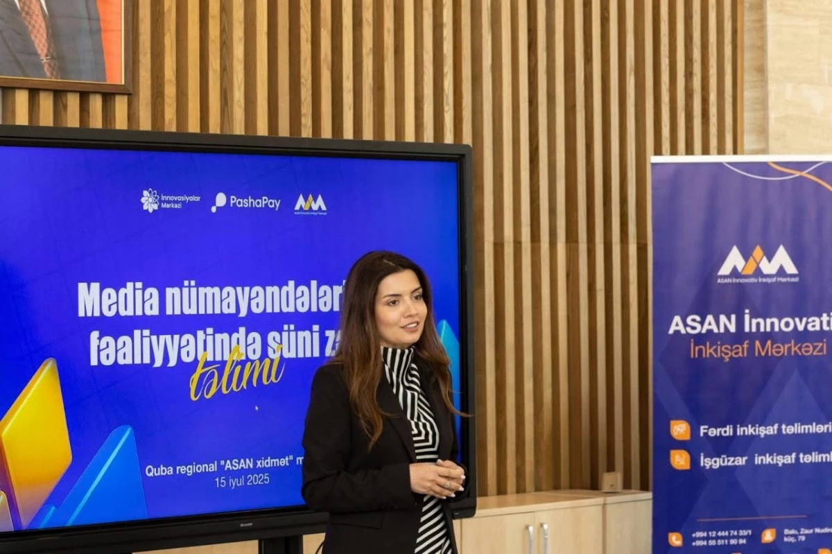 “ASAN xidmət” Milli Mətbuat Günü münasibətilə növbəti süni zəka təlimi keçirdi — 7
