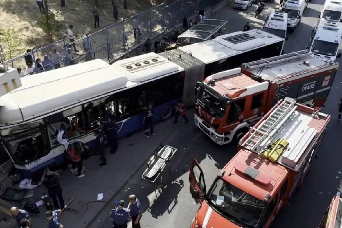 Ankarada zəncirvari qəza oldu, 20 nəfər xəsarət aldı