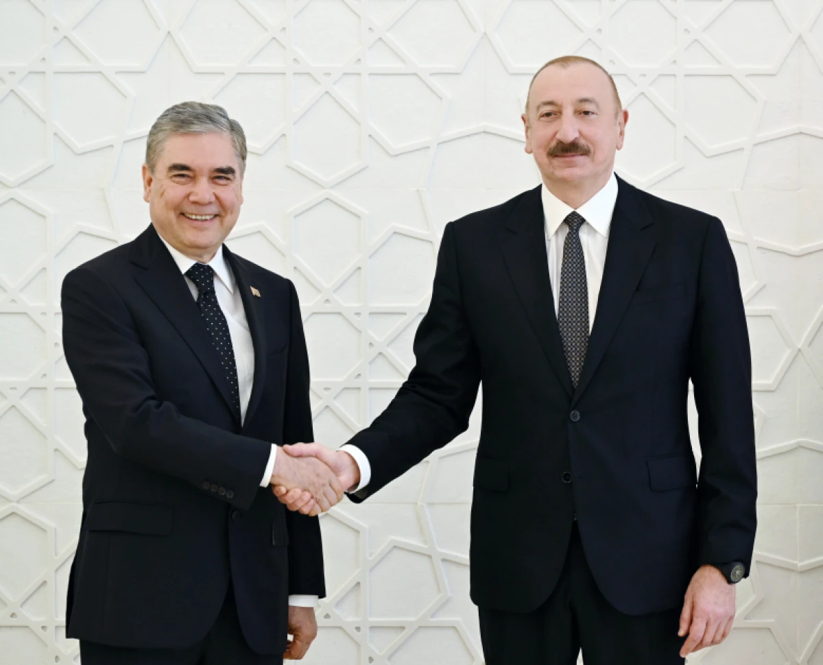 Azərbaycan Prezidenti Türkmənistan Xalq Məsləhətinin sədri ilə görüşdü — 2