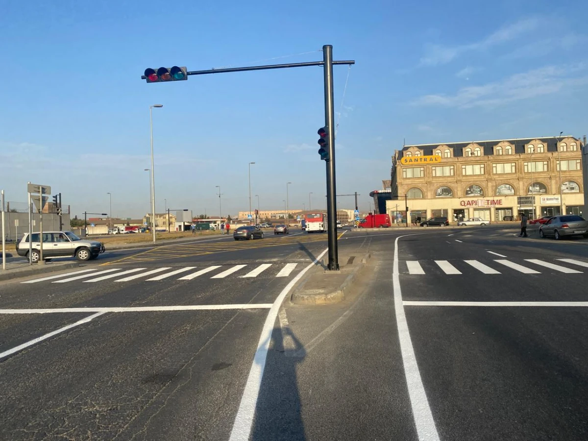 Ziya Bünyadov prospektinin Böyükşor-Pirşağı yolu ilə kəsişməsində yol hərəkətinin təşkili dəyişdi — 2