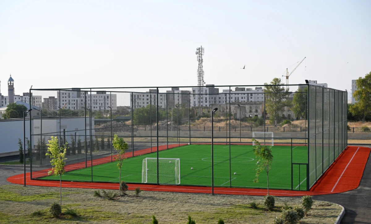 Ağdam şəhər 1 nömrəli tam orta məktəbin binasının açılışı oldu — 1