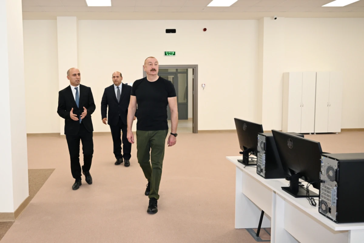 Ağdam şəhər 1 nömrəli tam orta məktəbin binasının açılışı oldu — 5