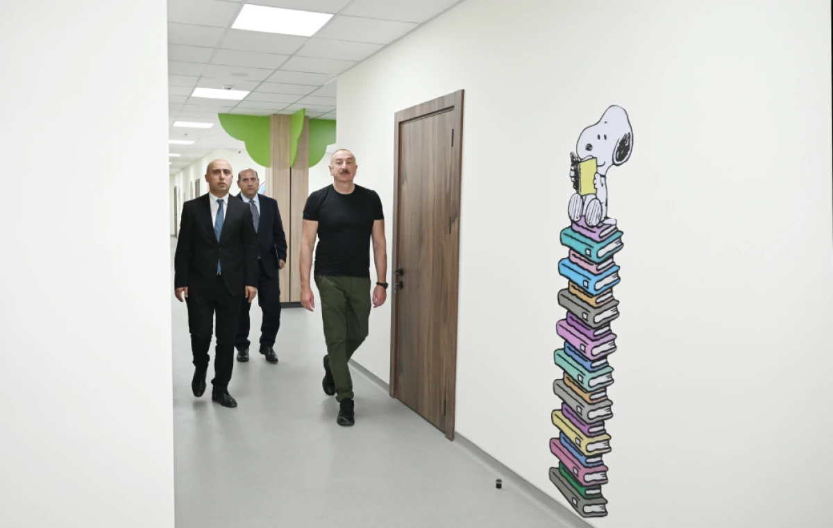 Ağdam şəhərində 1 nömrəli körpələr evi-uşaq bağçası istifadəyə verildi — 8