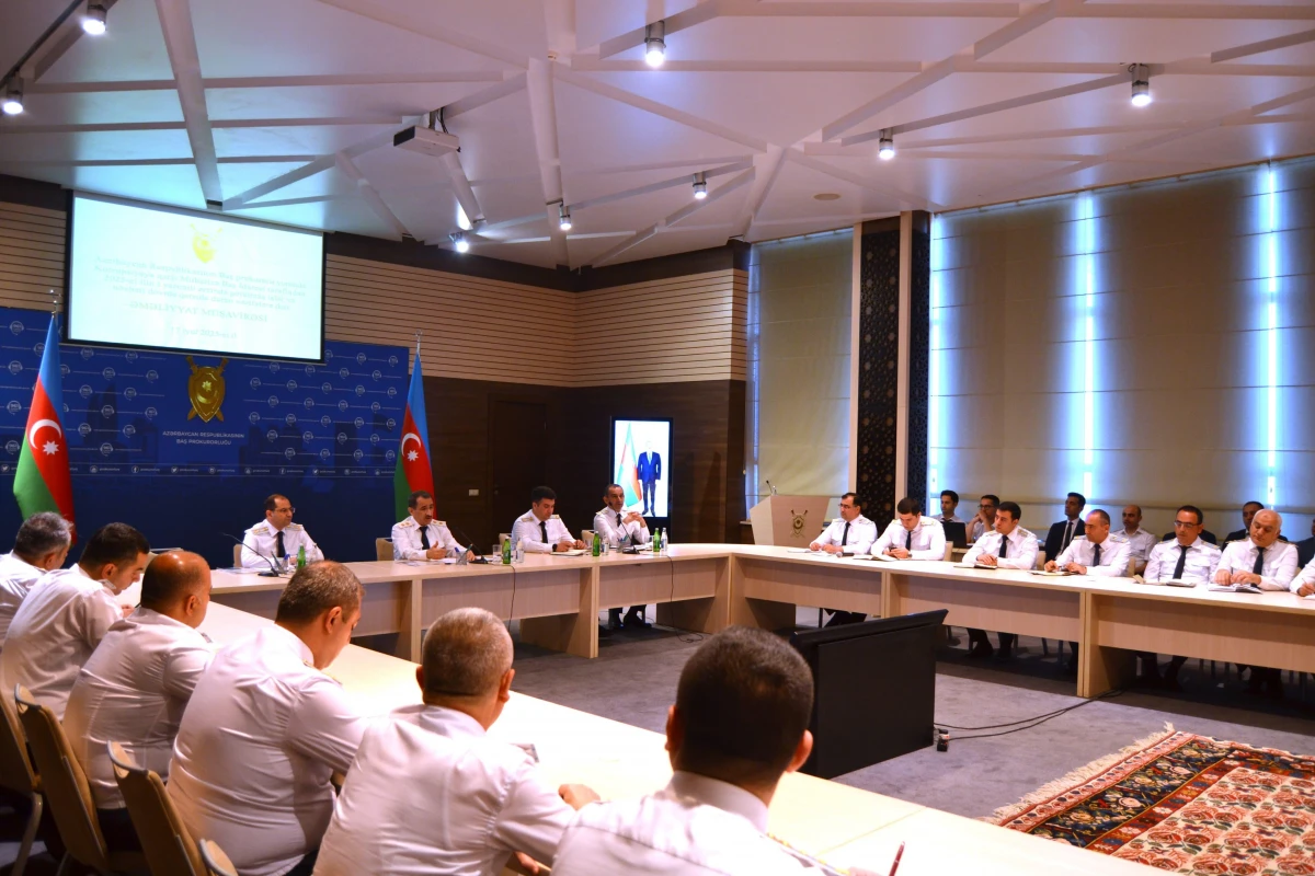Baş prokuror yanında Korrupsiyaya qarşı Mübarizə Baş İdarəsində əməliyyat müşavirəsi keçirildu — 2