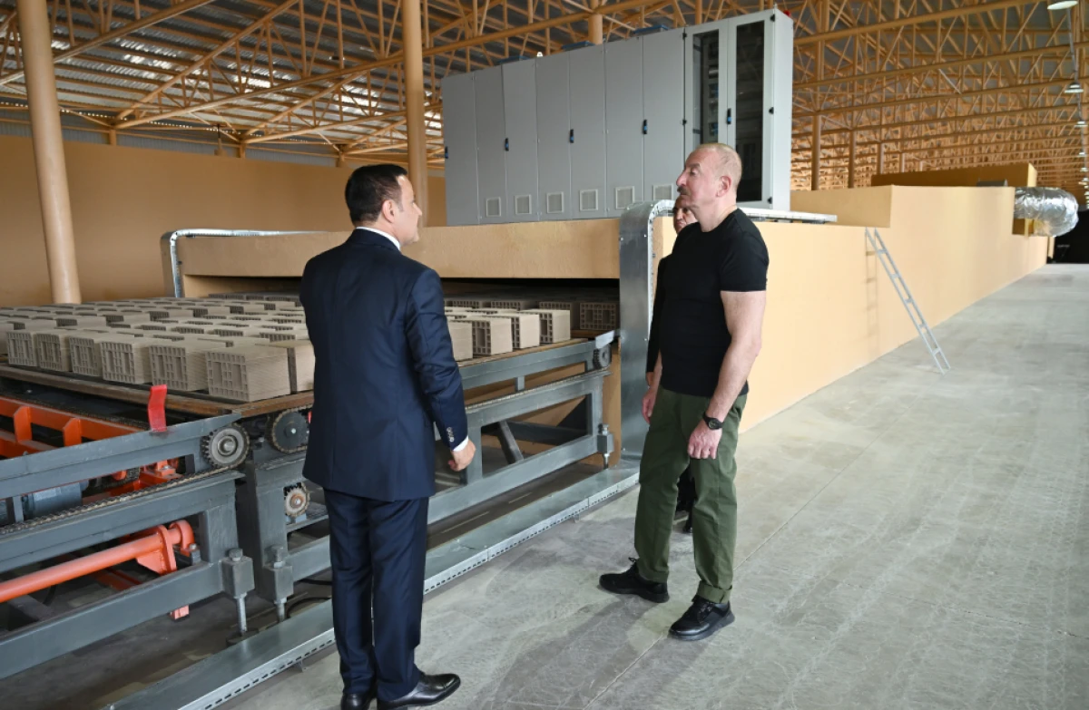 Xocalı kərpic zavodunun açılışı oldu — 7