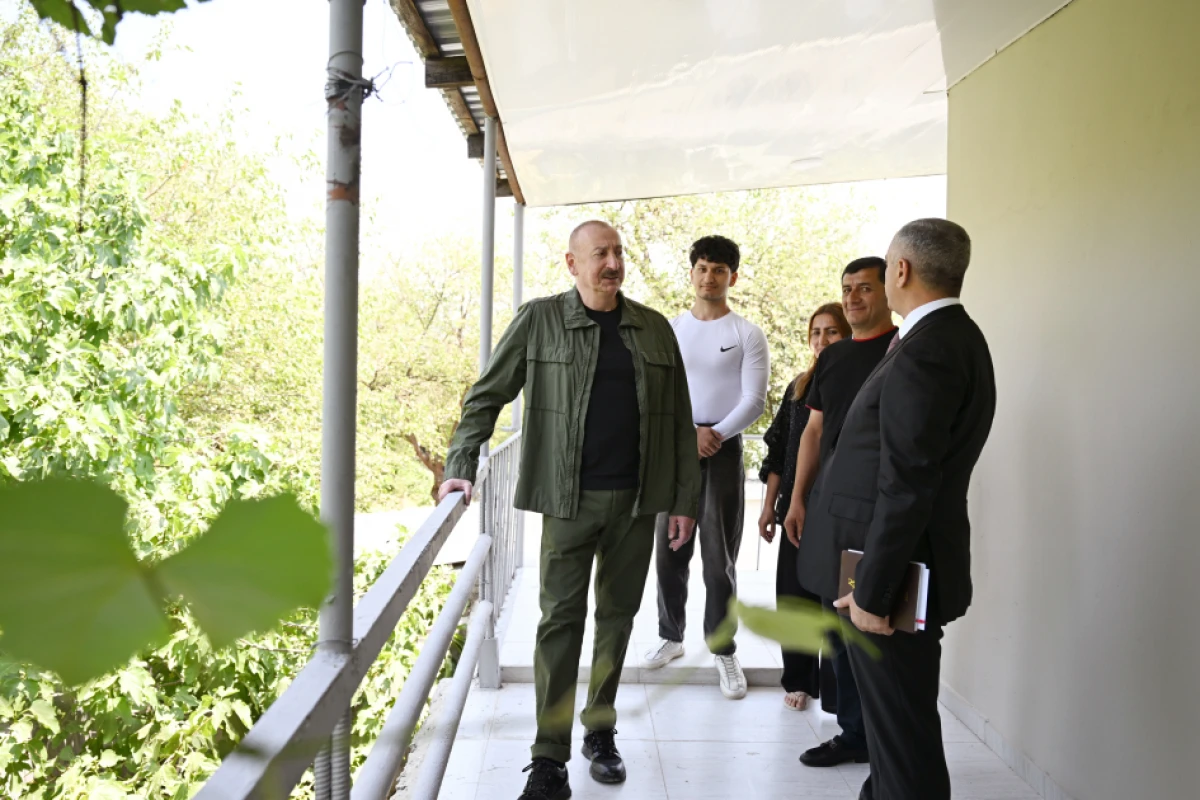 Prezident İlham Əliyev Xocalının Xanyurdu kəndində oldu, kəndə köçən bir qrup sakinlə görüşdü - YENİLƏNDİ — 9