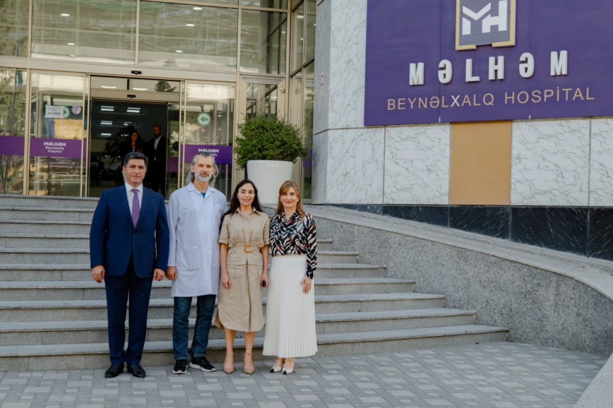 Leyla Əliyeva “Məlhəm Hospital”ı ziyarət etdi — 4