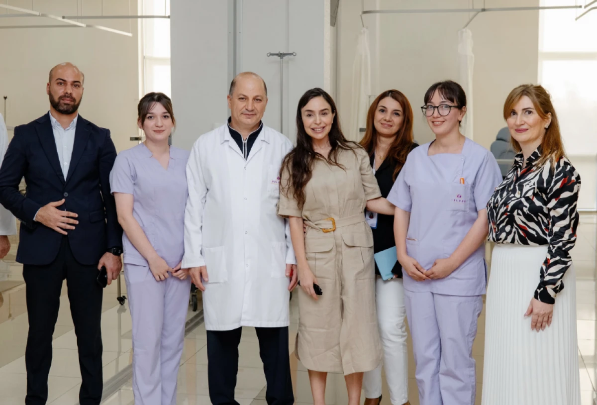 Leyla Əliyeva “Məlhəm Hospital”ı ziyarət etdi — 6