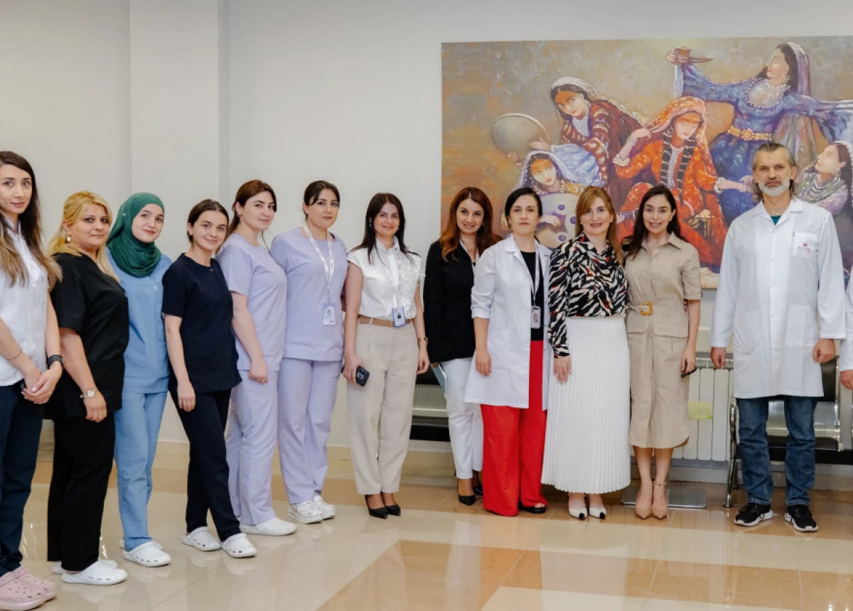 Leyla Əliyeva “Məlhəm Hospital”ı ziyarət etdi — 7