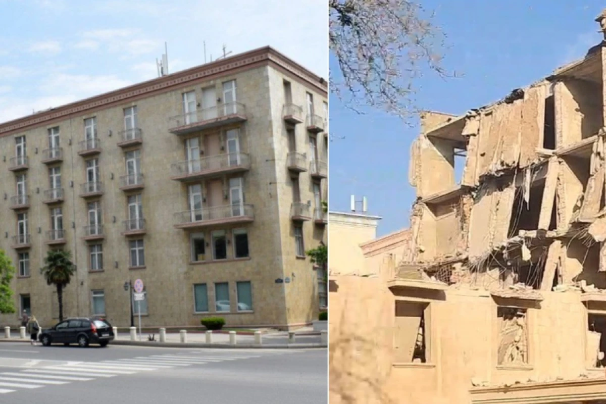 “Naxçıvan” hoteli sökülür
