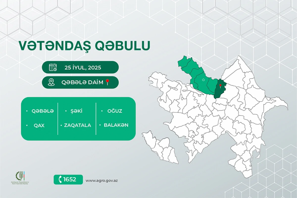 Məcnun Məmmədov Qəbələdə vətəndaşları qəbul edəcək