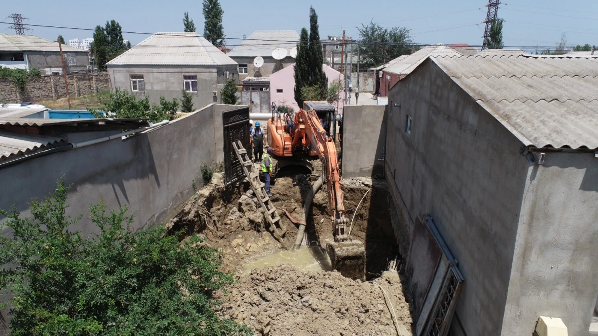 Magistral xəttin üzərində tikilən evlər su təchizatına ciddi problem yaradır — 2