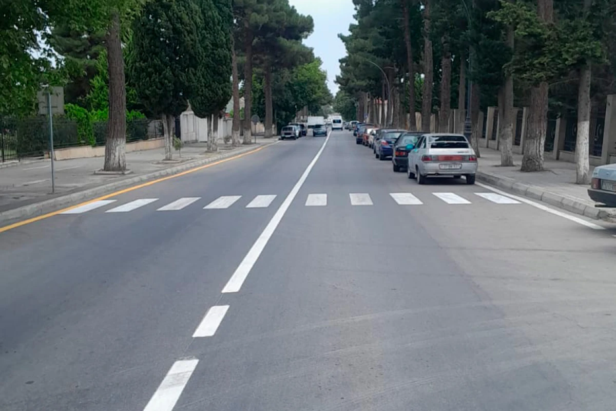 Xaçmazda yol nişanlanma işləri davam etdirilir