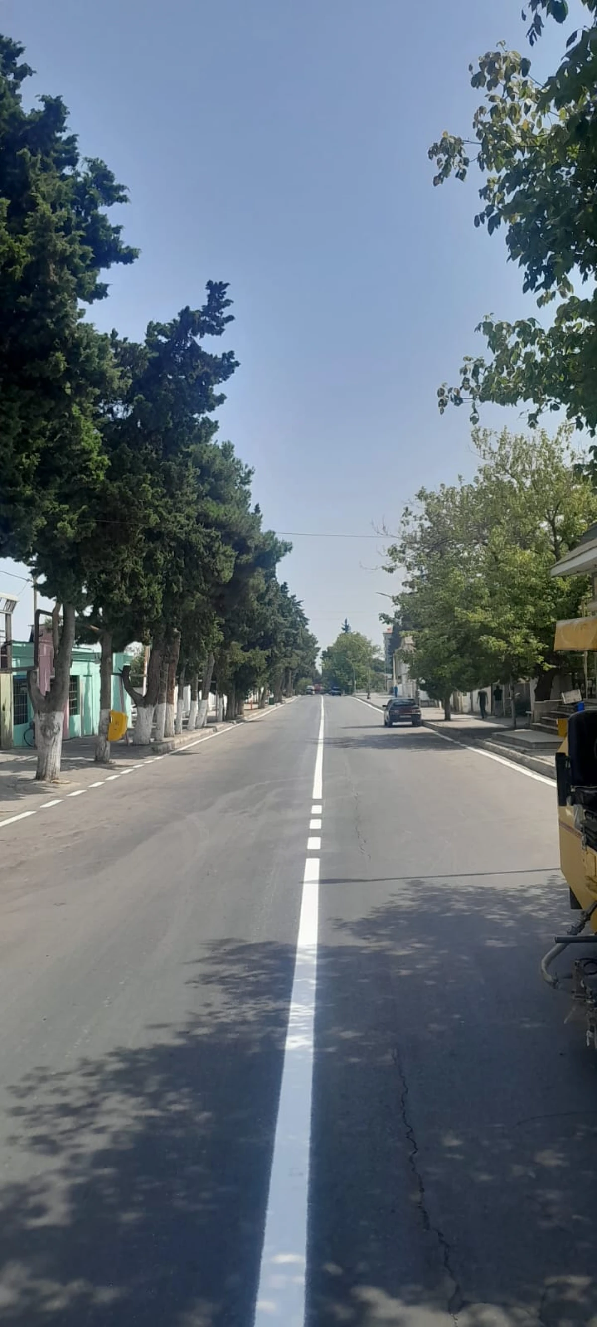 Xaçmazda yol nişanlanma işləri davam etdirilir — 1