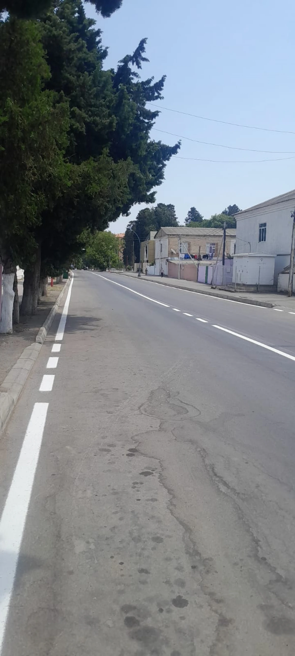 Xaçmazda yol nişanlanma işləri davam etdirilir — 5