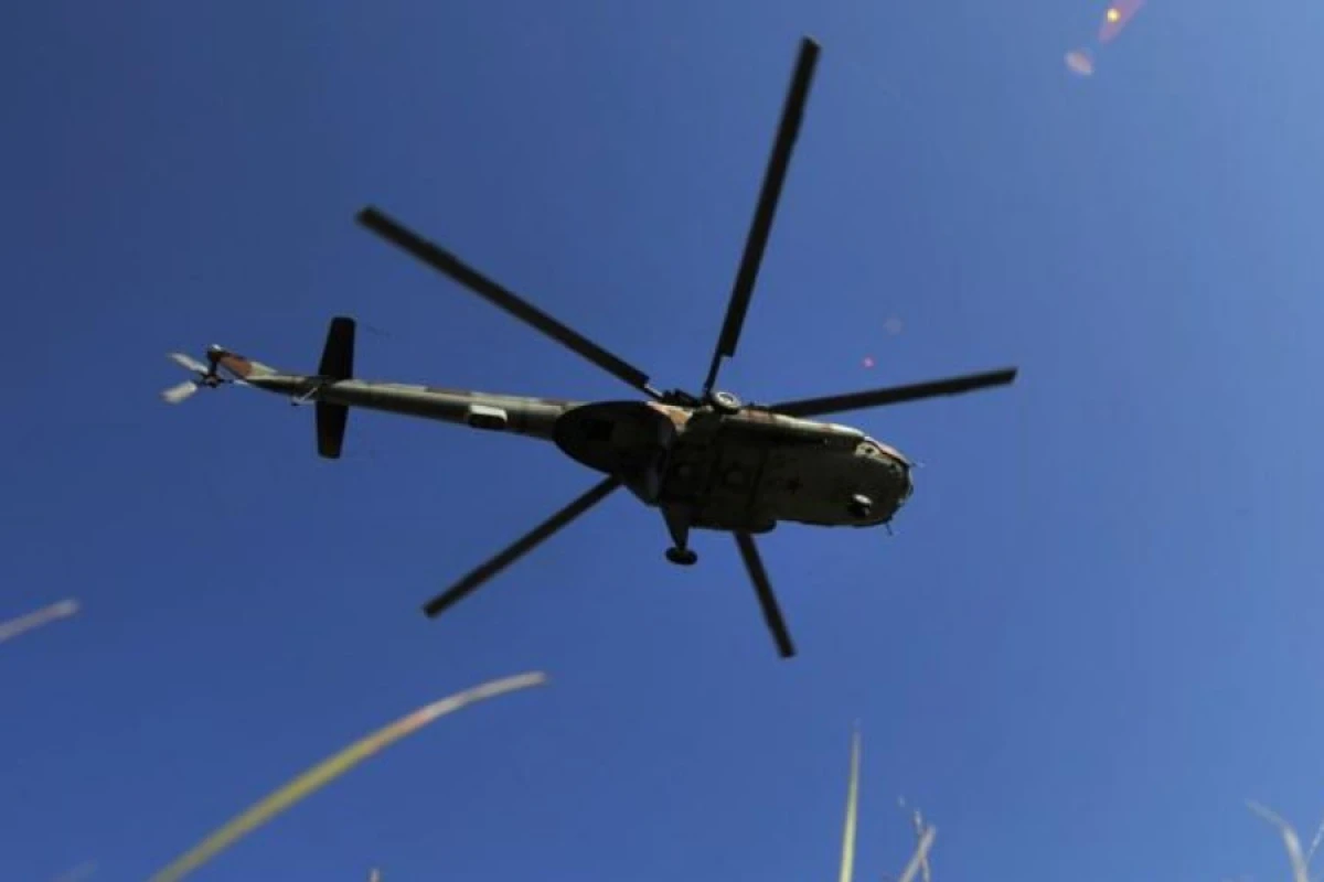 Qazaxıstanda itkin düşən helikopterin qalıqları tapıldı