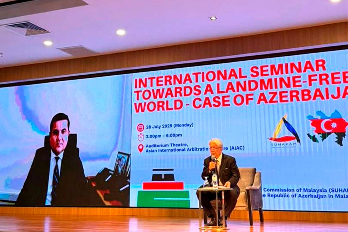 “Minalardan azad dünya yolunda - Azərbaycan nümunəsi” adlı beynəlxalq seminar keçirildi