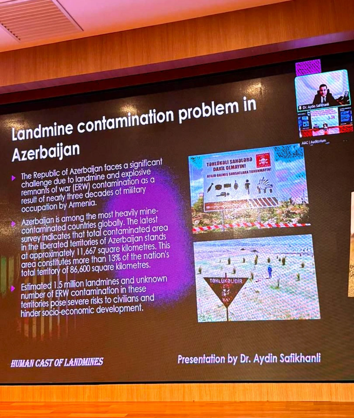 “Minalardan azad dünya yolunda - Azərbaycan nümunəsi” adlı beynəlxalq seminar keçirildi — 1