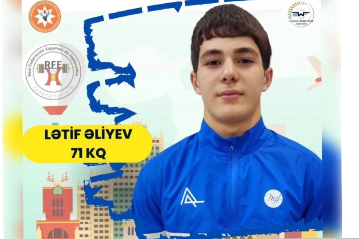 Azərbaycan ağırlıqqaldıranı Avropa birinciliyində 1 qızıl və 1 gümüş medal qazandı