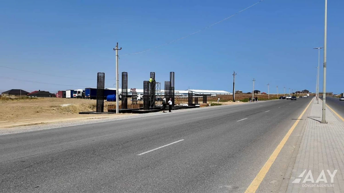 Pirşağı-Xırdalan-Novxanı yolunda yeni yerüstü piyada keçidi inşa olunur — 6