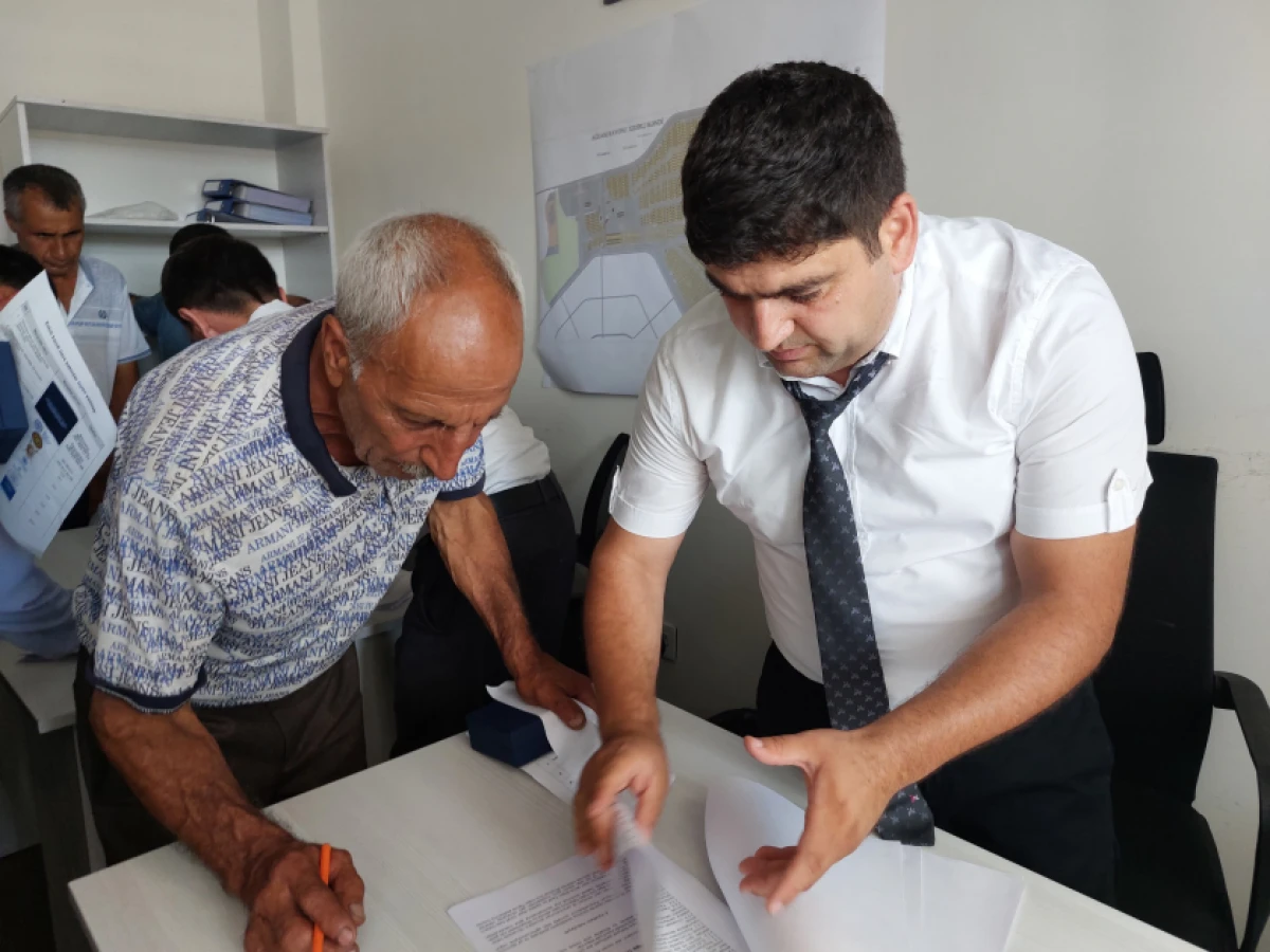 Ağdamın Xıdırlı kəndinə köçən daha 58 ailəyə evlərin açarları təqdim edildi — 1