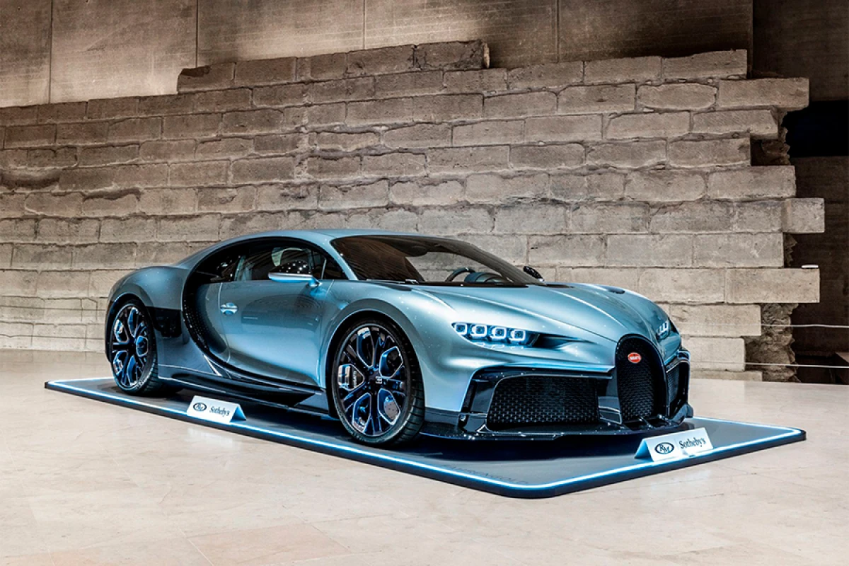 Vyanada sürət həddini aşan sürücünün "Bugatti"si müsadirə edildi