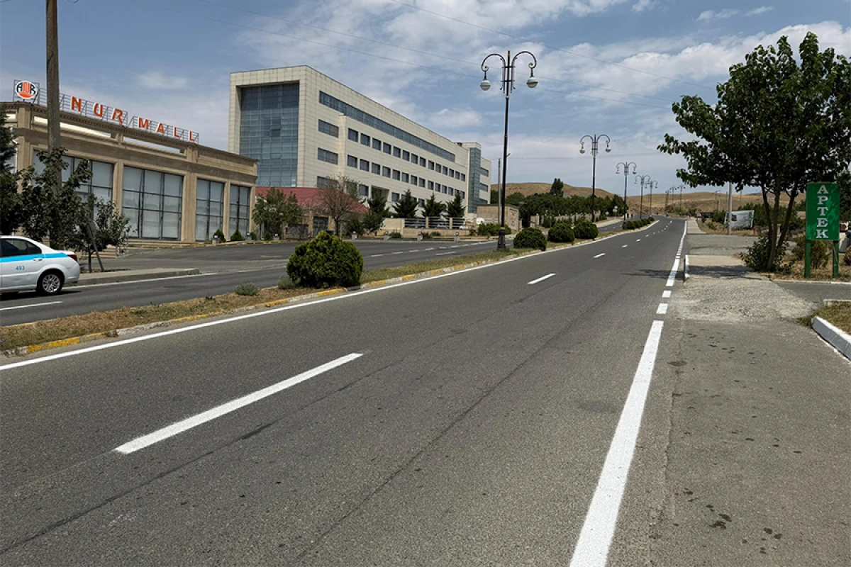 Qobustanda yol nişanlanma işləri aparıldı