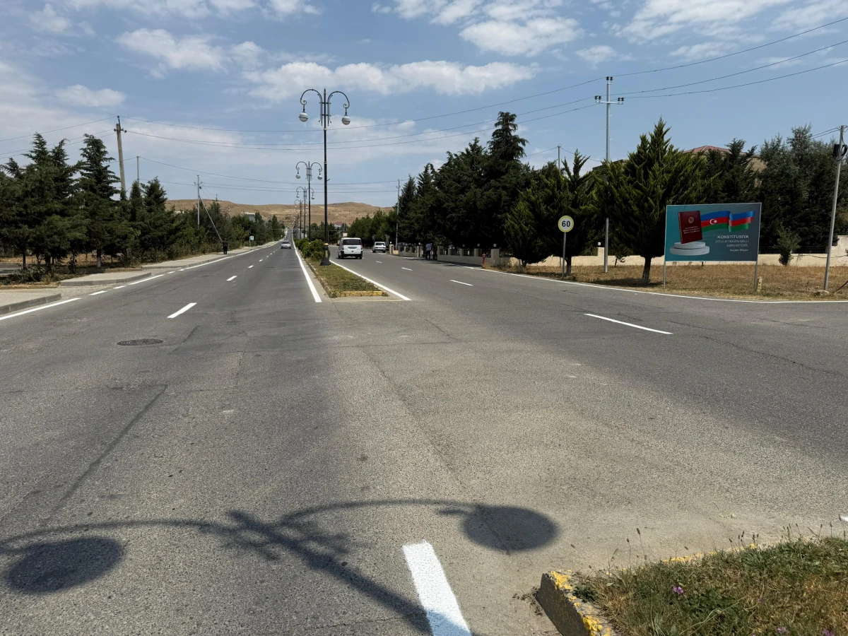 Qobustanda yol nişanlanma işləri aparıldı — 2