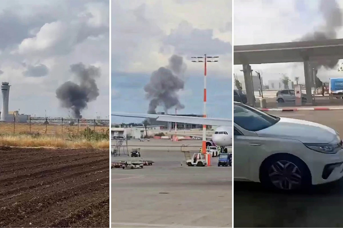 Husilər İsrail havalimanına zərbə endirdi