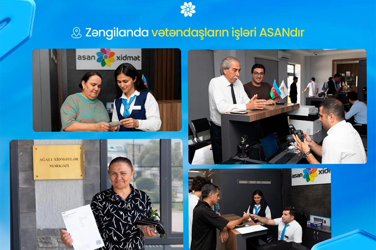 Zəngilanda vətəndaşlara səyyar ASAN xidmət göstərildi
