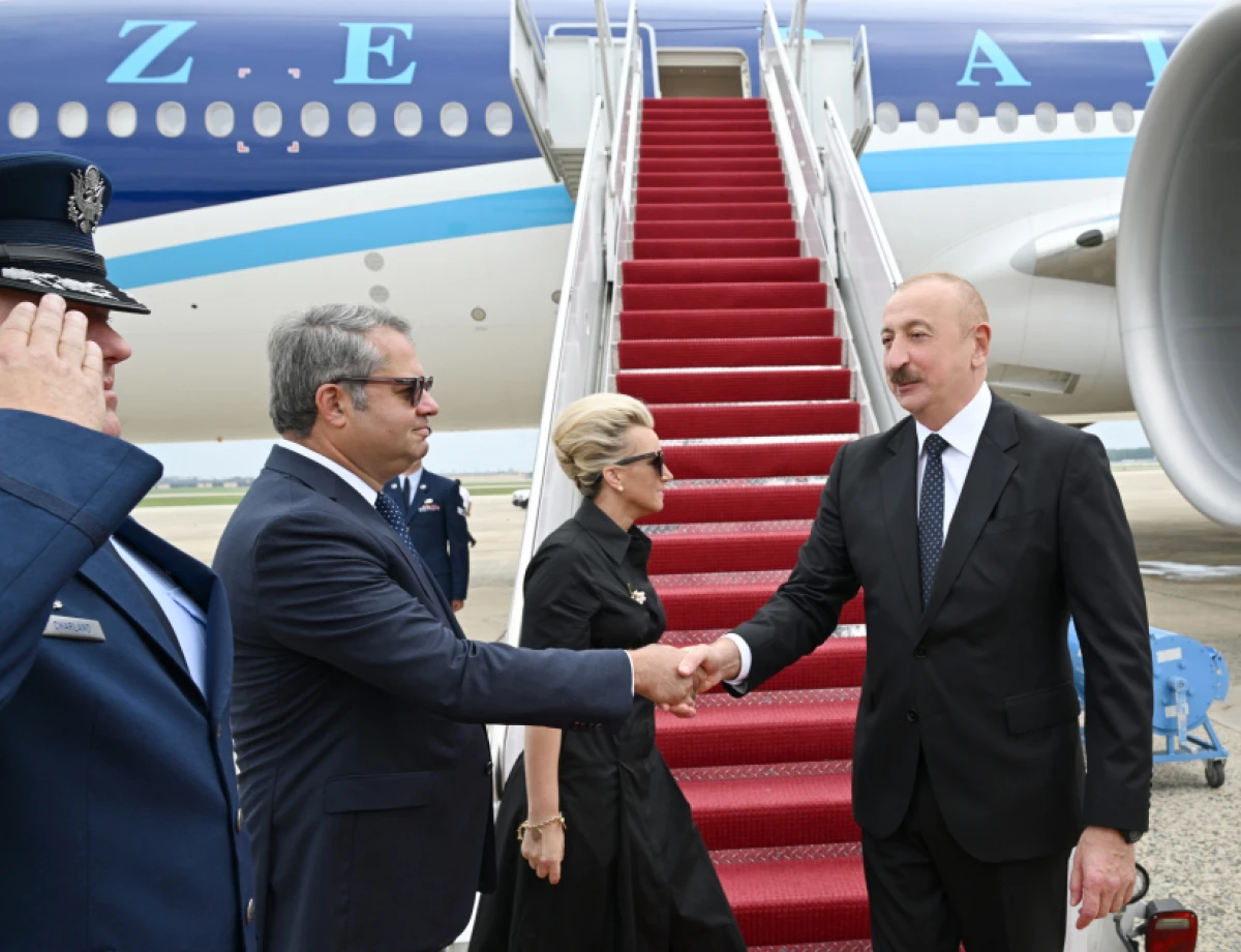 Azərbaycan Prezidenti İlham Əliyev ABŞ-yə işgüzar səfərə gəldi — 3