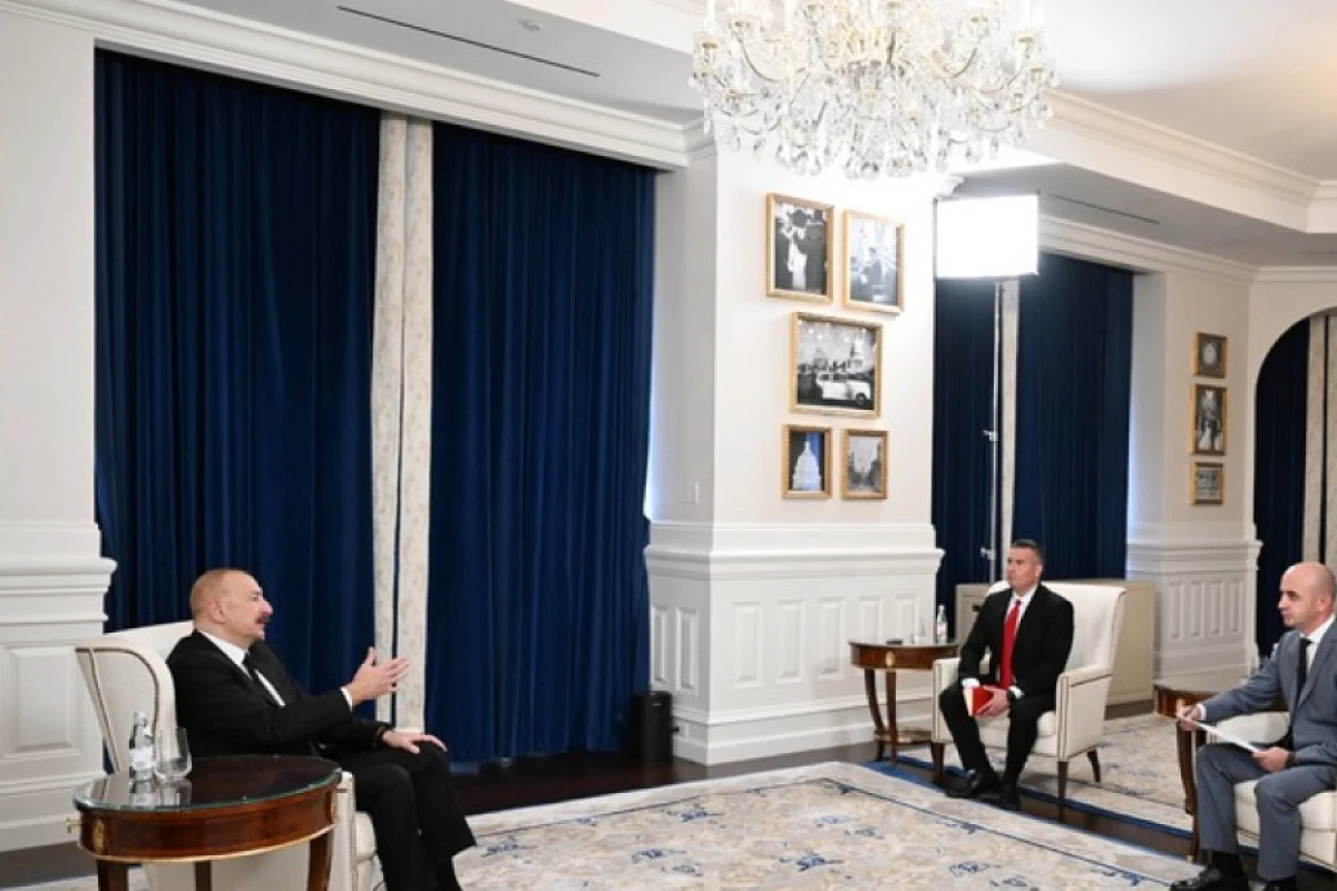 İlham Əliyev ABŞ səfərinin nəticələri ilə bağlı mediaya müsahibə verdi
